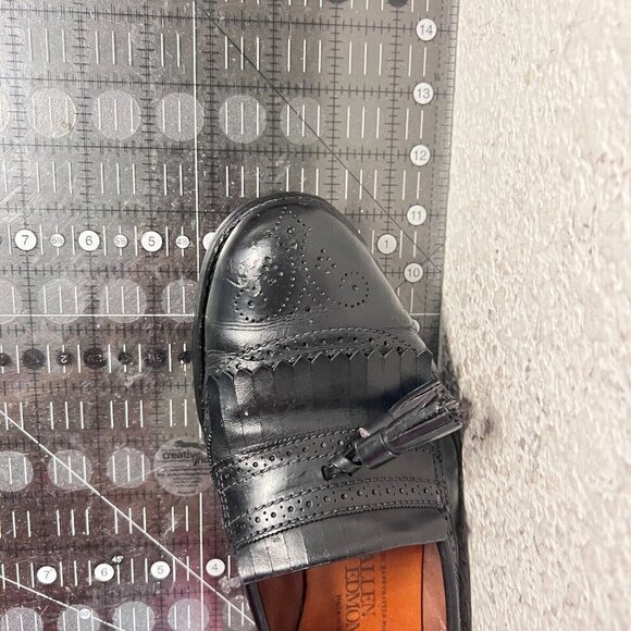 Allen Edmonds Bridgeton Men Size 9D Black Leather Tassel Loafer Dress Shoes - Picture 14 of 15